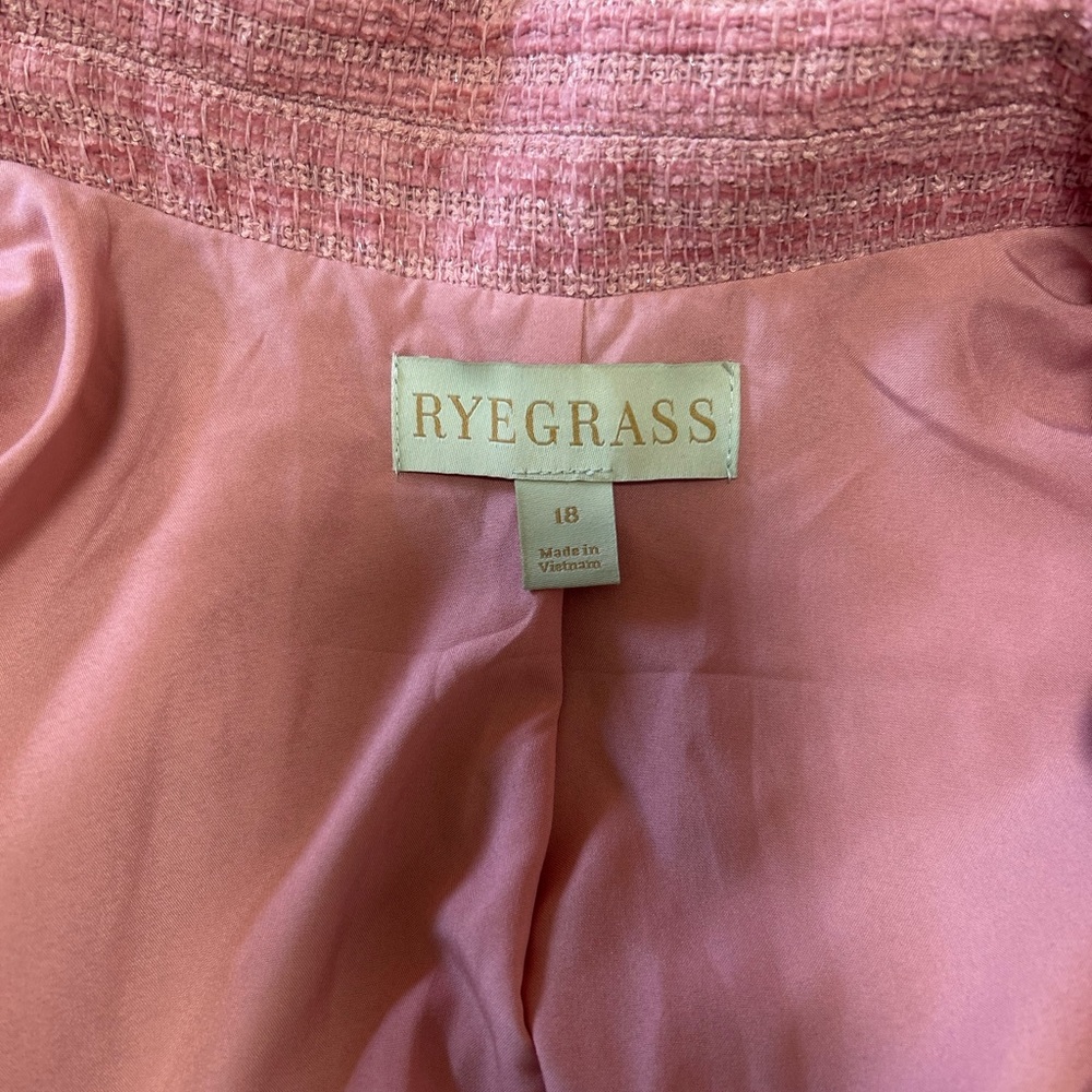 Rygrass Pink Women's Blazer